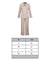 Artemis Women Satin Pyjamas - Size Chart | Bown of London